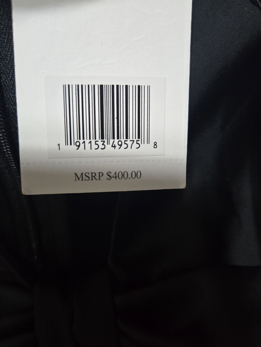 Jason Wu Size M Black Satin Cut-out Maxi Dress NWT Front Knot Detail V- Neckline - Picture 4 of 10